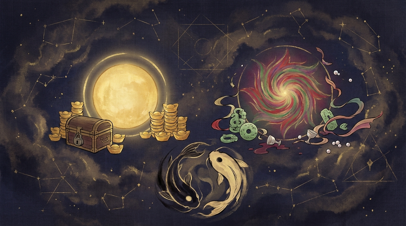 天府vs貪狼：一個守財一個花錢，你的命盤裡誰說了算？